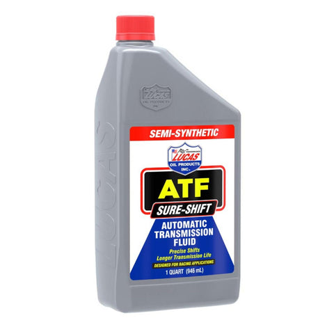 Lucas Oil 10052 Semi-Synthetic Sure-Shift Automatic Transmission Fluid - 1 Quart