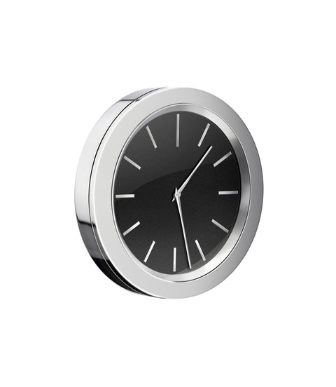 SMEDBO Self Adhesive Clock - Modern Wall Clock, Easy Installation, Minimalist Design, Battery Operated Black