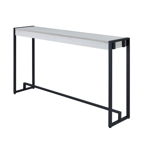 Holly & Martin Macen Console - Black with Distressed White
