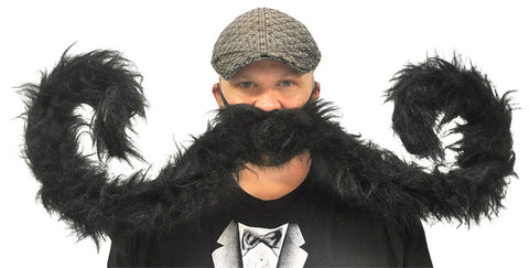Rasta Imposta 60 Inch Super Stache, Black, One Size