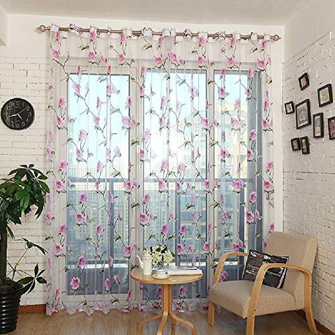 Window Sheer Curtains Panel  Paris