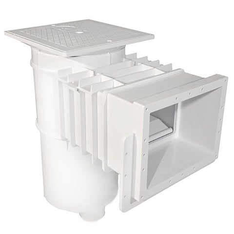 Hayward Auto Skim Series Automatic Pool Skimmer and Cleaner with Self Adjusting Weir, Float and Bypass Valve, and 2 Inch Female Iron Pipe, White