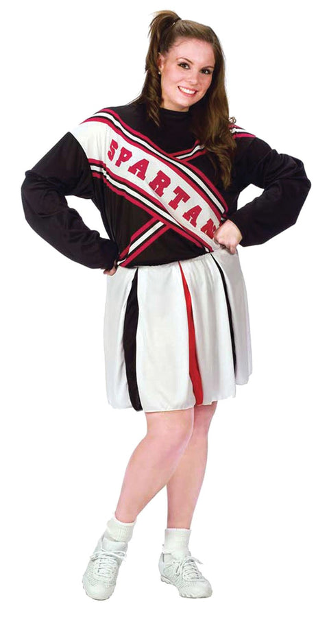 Morris Costumes Halloween Party Cheerleader Spartan Girl Cosplay costume - Plus Size 16-22