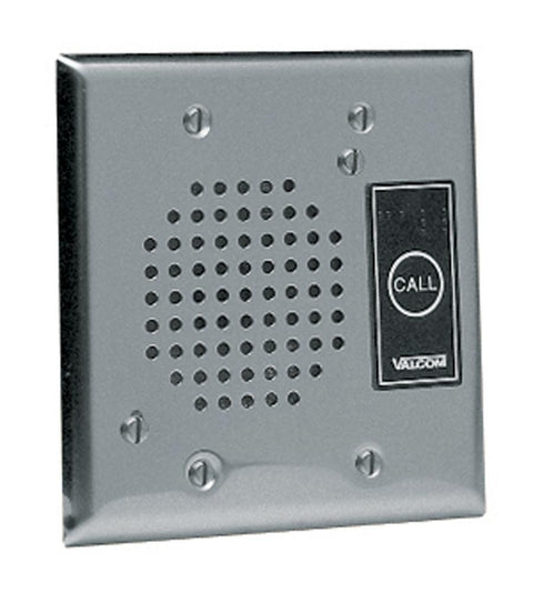 VALCOM Talkback Doorplate Speaker - Stnless STL