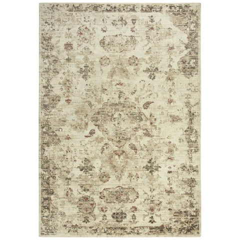 Rizzy Home Alora Decor Euphoria 9' x 12' Distress Beige/Brown/Rust Hybrid Area Rug