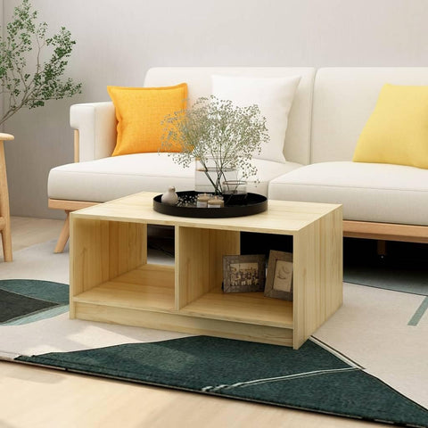 Oakestry Coffee Table Pine Solid Pinewood Medium Durable Coffee Table Premium Storage Cabinet Modern Luxury Storage Solution Elegant Dining Interior Furniture Space Saving Organizer