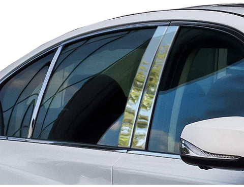 QAA is Compatible with 2014-2020 Infiniti Q50 6 Piece Stainless Pillar Post Trim PP14051