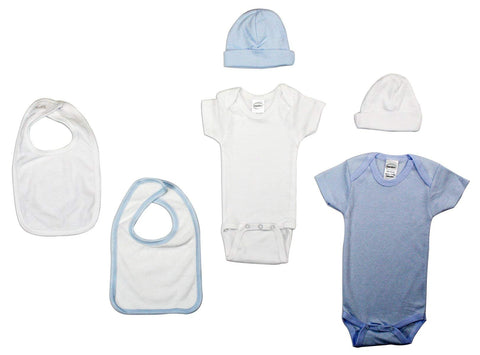 Boys' 6 Piece Layette Set