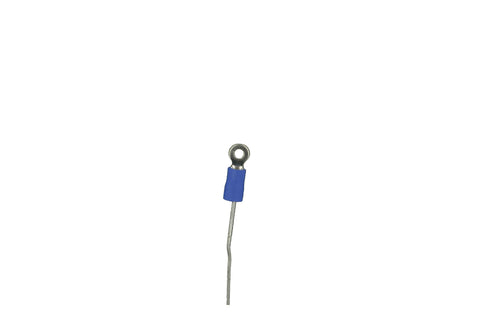 Install Bay Vinyl Terminal Ring Connector 16 - 14 Gauge #6 100 Pack Blue - BVRT6