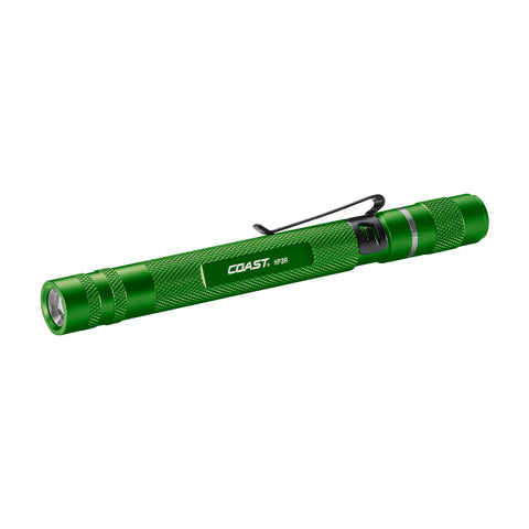 Coast HP3R 500 Lumen Rechargeable LED Penlight with Twist Focus, Green