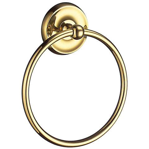 Smedbo SME_V244 Towel Ring, Polished Brass