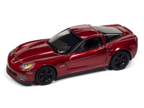Johnny Lightning 2012 Chevrolet Corvette Z06 Crystal Red Metallic Classic Gold Collection Series Limited Edition to 12240 Pieces Worldwide 1/64 Diecast Model Car