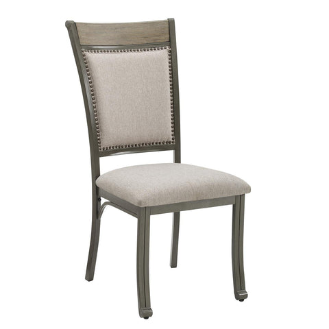 Franklin Dining Side Chair Pewter 2 Pack