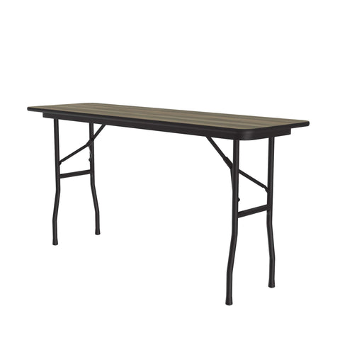 Correll CF1896PX-53 18"x96" Commercial Folding Table, Colonial Hickory