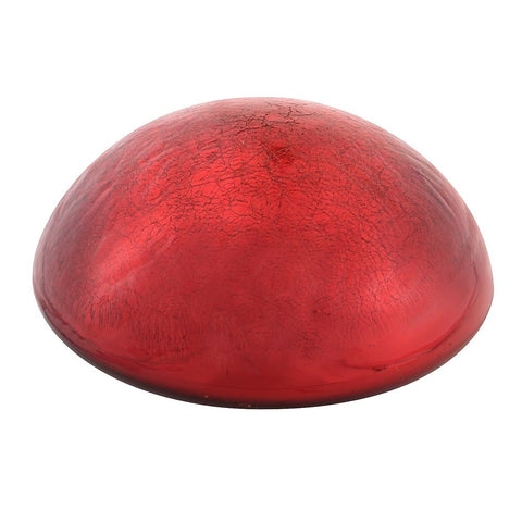 Achla Designs Glass Toadstool Mushroom Gazing Ball, Red