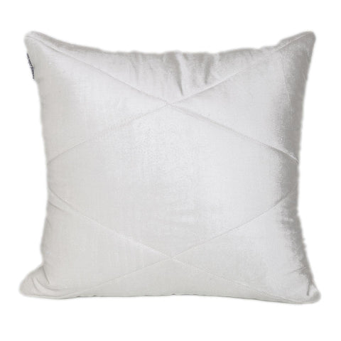 Parkland Collection Koko Transitional White Throw Pillow