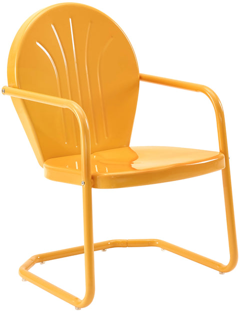 Griffith Retro Outdoor Chair Tangerine Gloss