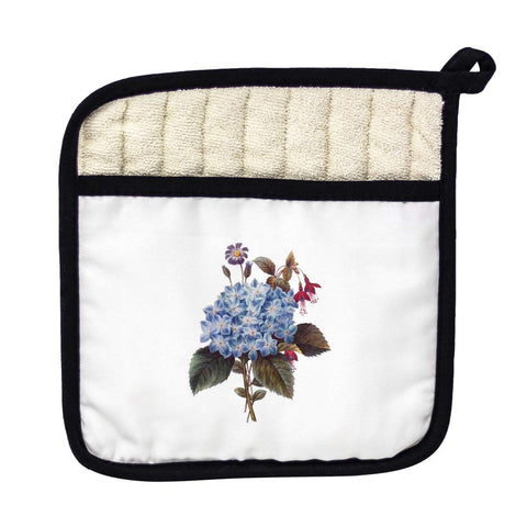 Betsy Drake PT127 Blue Hydrangea Pot Holder