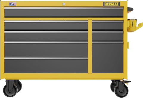 DEWALT Rolling Tool Chest with 8 Drawers, 52 Inch, 100lb Drawer Capacity, DEWALT Workshop Storage System Compatible (DWST52082)