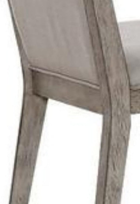 ACME Furniture Rocky Side Chair, Set of 2, Fabric/Gray Oak