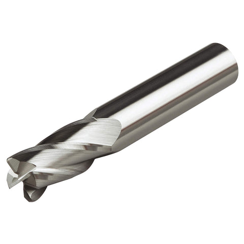 Micro 100 GEC-375-2-010 Corner Radius End Mill, 3/8" Cutter Dia, 7/8" LOC, .010" Corner Rad, 2 Fl, 3/8" Shank Dia, 2-1/2" OAL, Uncoated