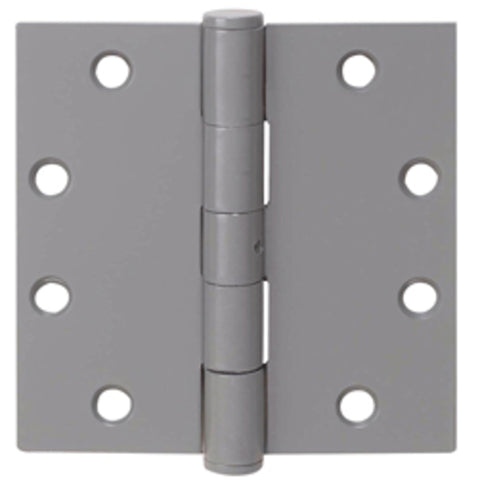 Tell Manufacturing Plain Bearing Hinges, 4.5x4.5 Inch Commercial Full Mortise Square Hinge 3 Pack in Prime Coat with a Template Screw Pattern, HG100020