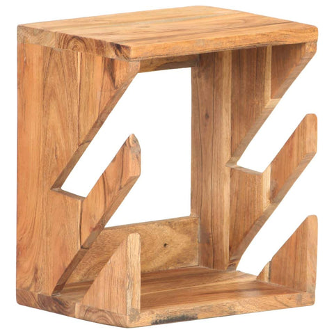 vidaXL Wall Mounted Skateboard Holder - Durable Solid Acacia Wood - Holds Two Skateboards â€“ Easy Wall Mounting - No Assembly Required