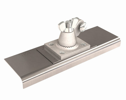 Bon 12-284 10-Inch by 3-Inch Stainless Steel Locking All Angle Walking Concrete Edger with 3/8-Inch Radius and 3/4-Inch Lip