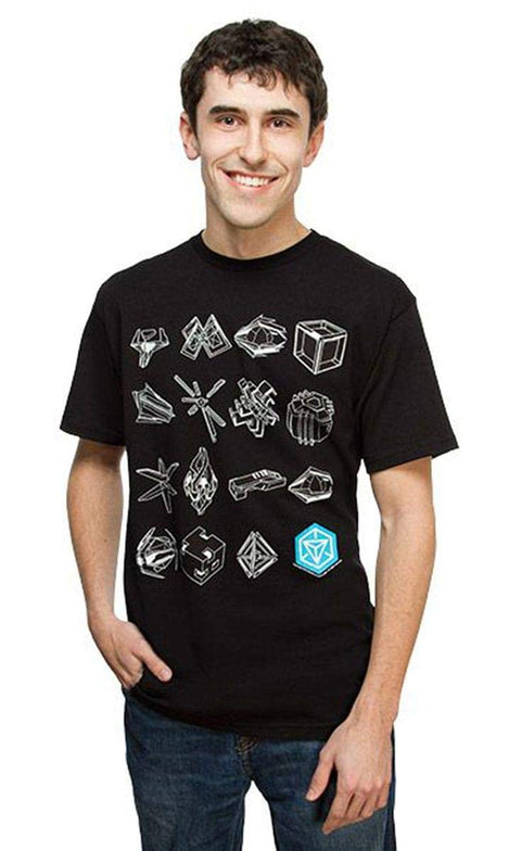 Ingress Tools of War Adult T-Shirt 3X-Large Black