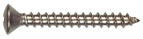 The Hillman Group 823716 Stainless Steel Oval Head Phillips Sheet Metal Screw, 12-Inch x 1-Inch, 100-Pack, Brown