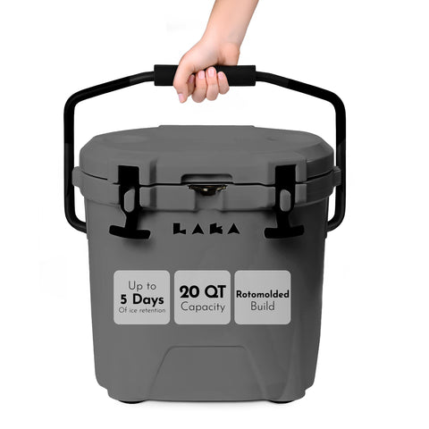 LAKA Coolers 20 Qt Cooler - Grey