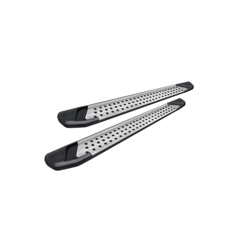 Black Horse VORTEX Running Boards Aluminum Compatible with 2011-2026 Jeep Grand Cherokee (Excl. Limited X, High Altitude, Summit, SRT, SRT8, Trackhawk and Trailhawk)-VO-JPGC