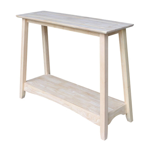 International Concepts Bombay Sofa Table, Unfinished