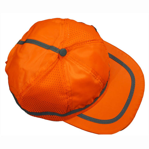 Petra Roc OBC-S1 Hi Vis Safety Baseball Cap, One Size, Orange