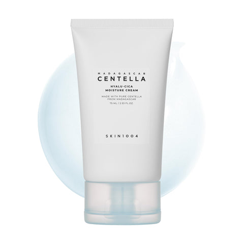 SKIN1004 Hyalu-Cica Moisture Cream, Face Moisturizer with Hyaluronic Acid, Centella Cream for Deep Hydration, Lightweight Nourishing Gel Moisturizer for Face, Korean Skin Care, 2.53 fl oz / 75ml