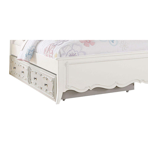 Acme Edalene Trundle (Twin)-Optional in Pearl White