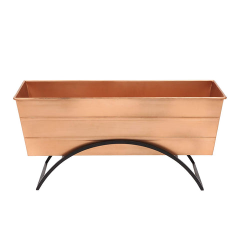 Achla Designs Odette Stand with Medium Copper Flower Box
