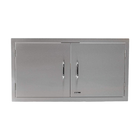 38" Double Doors ? Stainless Steel