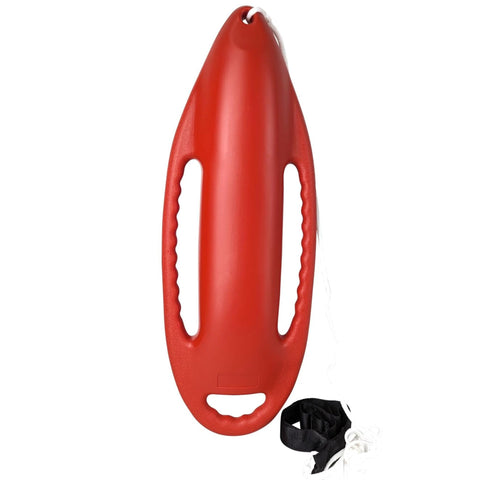 Kemp USA Rescue Can, Multiple Sizes – Lifeguard Float with Tow Line & Strap, Non-Slip Grip, Water Safety Equipment for Pool and Beach Use (34 inches)