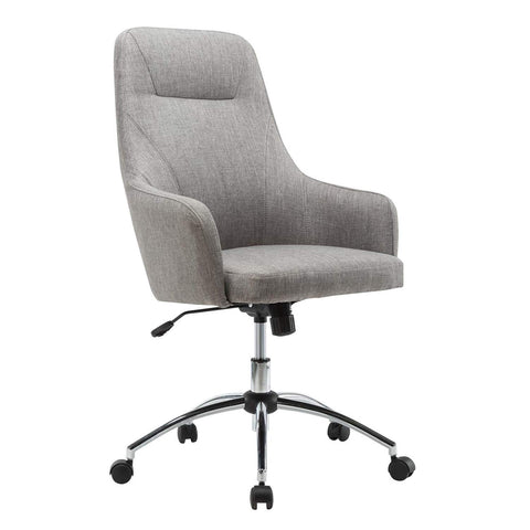 Techni Mobili Comfy Height Adjustable Rolling Office Desk Chair w/ Wheels