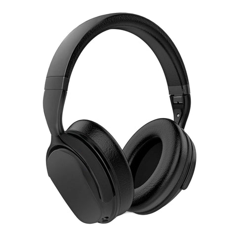 Wicked Audio HUM 1000 Wireless Bluetooth Headphones with Active Noise Cancelling, Black, 9 x 3 x 7 inches