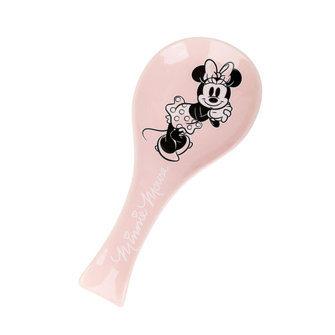 Disney Minnie Mouse Ceramic Spoon Rest Holder | Kitchen Organizer for Utensils to Keep Countertop Clean Multicolor