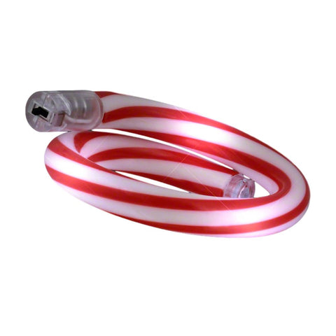 blinkee Light Up Christmas Candy Cane Tube Bracelet