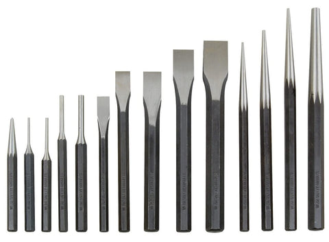ATD Tools 714 Punch and Chisel Set, 14 Piece, 1 Pack