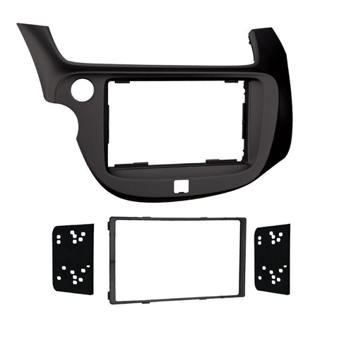 Metra Electronics 95-7877B Double-DIN Dash Kit for Honda Fit 2009-13, (Black)