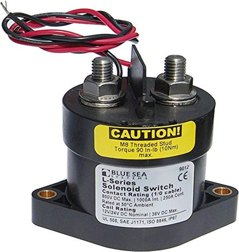 Blue Sea Systems 9012 Solenoid Switch L-Series 12-24V Beige