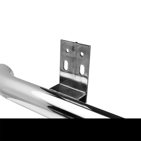 Smittybilt D0989CC-SS Stainless Steel 3" Nerf Steps Side Bar, Pair