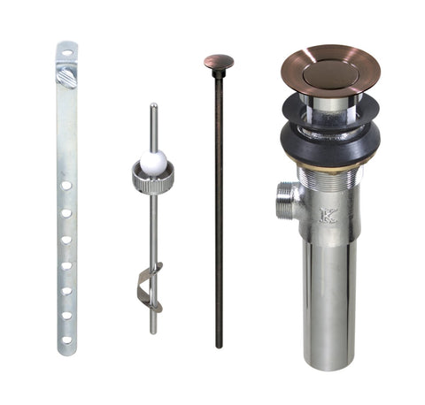 Keeney K820-77VB Bathroom Sink Mechanical Pop Up Drain, Venetian Bronze