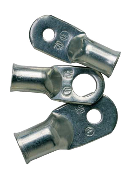 Ancor 242257 Marine Grade Electrical Heavy Duty Tinned Copper Lugs (4-Gauge, Size 1/2 Screw, 10-Pack)