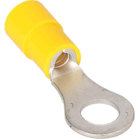 Install Bay Vinyl Terminal Ring Connector 12/10 Gauge #8 Yellow 100 Pack - YVRT8